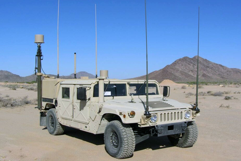 Custom antennas on military vehicles